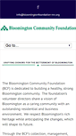 Mobile Screenshot of bloomingtonfoundation-mn.org